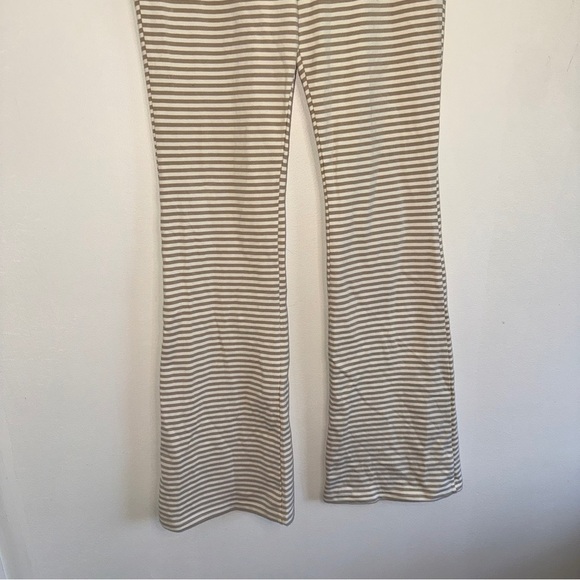 Edikted Kaeli Stripe Flare Pants - Beige Medium - Picture 4 of 5